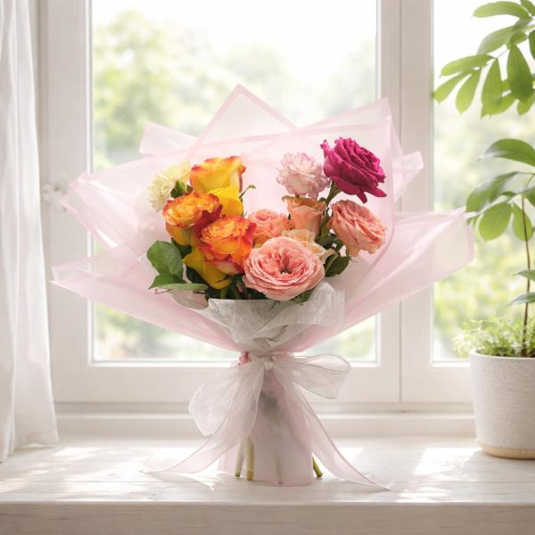 Ramo Rosita con Peonias