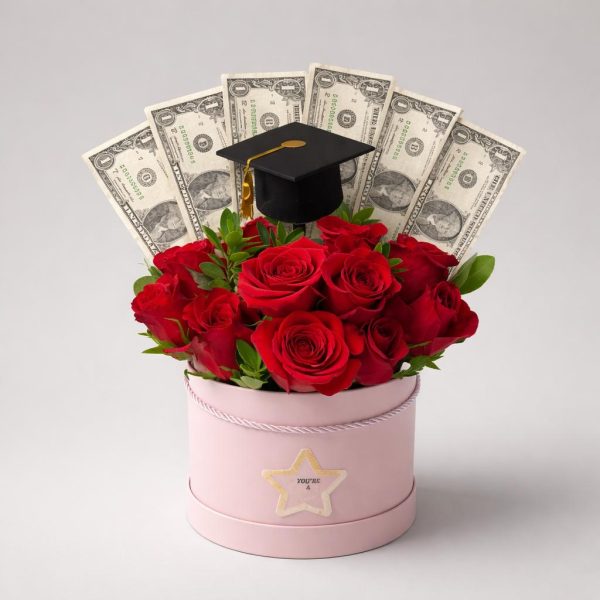 Caja Graduación Rosas y Bendición